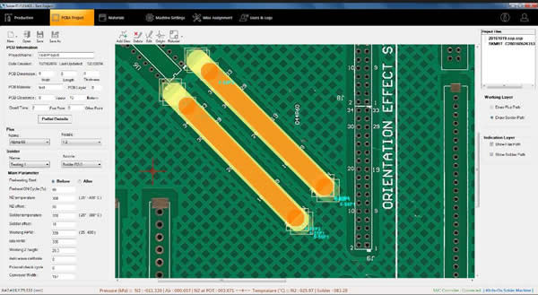 Standard equipped with Fiducial point setting, easy to get good repeat-ability of  position. 