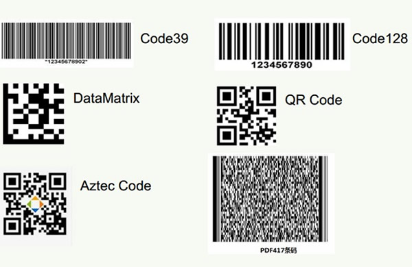 Frequently used bar code format