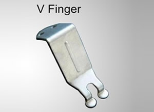 Standard: V type Ti finger for standard conveyor.
